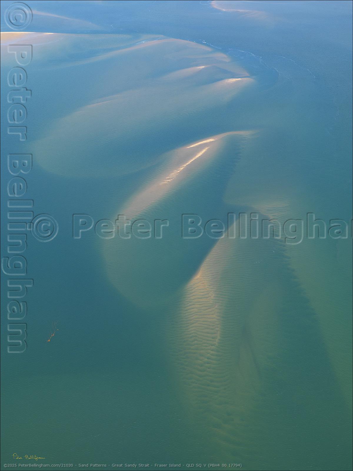 Peter Bellingham Photography Sand Patterns - Great Sandy Strait - Fraser Island - QLD SQ V (PBH4 00 17794)